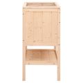 vidaXL Klietka pre škrečka 55x40x80 cm masívne jedľové drevo