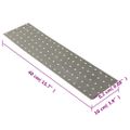 vidaXL Dierované plechy 20 ks 2 mm 400x100 mm pozinkovaná oceľ