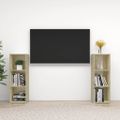 vidaXL TV skrinky 2 ks, dub sonoma 107x35x37 cm, kompozitné drevo