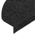 vidaXL Nášľapy na schody samolepiace 10 ks čierne 65x22,5x3,5 cm
