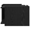 vidaXL Konferenčný stolík Čierny dub 50,5 x 50 x 33 cm