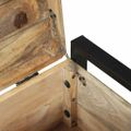 vidaXL Úložné truhlice Hnedá 80 x 30 x 30 cm Mangový masív