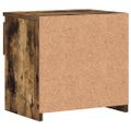 vidaXL Nočné stolíky 2 ks dymový dub 40x30x39 cm spracované drevo
