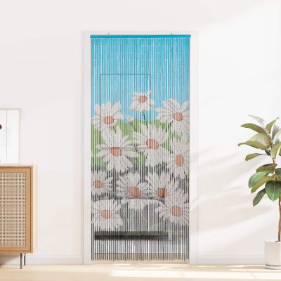 vidaXL Dverová záclona proti hmyzu rôzne farby 200 x 90 cm Bambus