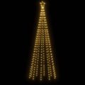 vidaXL Vianočný stromček so špicom 310 teplých a bielych LED 300 cm
