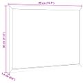 VidaXL Korková doska s masívnym borovicovým dreveným rámom 40x30 cm