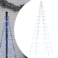 vidaXL LED vianočný stromček 200 LED modré 180 cm
