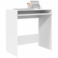 vidaXL Stôl Biela Kompozitné drevo 77,5 x 43 x 79 cm