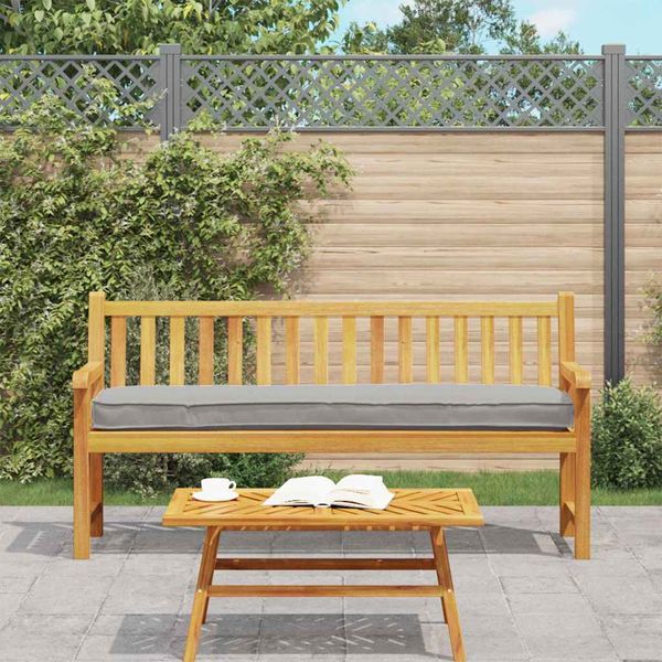 vidaXL Vankúš na palety Sivá 200 x 40 x 8 cm Oxfordská tkanina