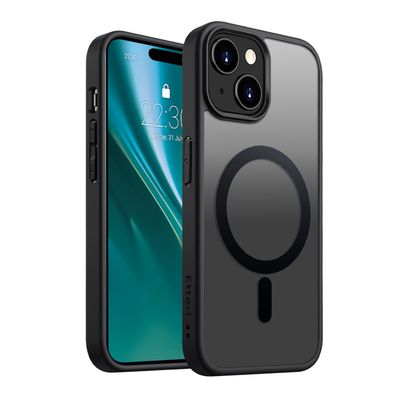 Puzdro Etteri Matt Mag pre iPhone 15 6,1" čierne