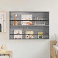 vidaXL Regál na časopisy Sivý Sonoma 100 x 12 x 70 cm Kompozitné drevo