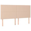 vidaXL Boxspring posteľ s matracom kapučínová 200x200 cm umelá koža