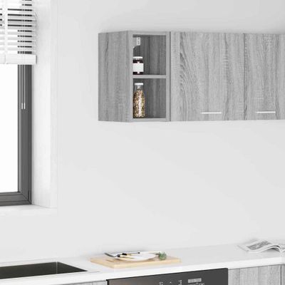 vidaXL Závesná skrinka Sivý Sonoma 20 x 29,5 x 40 cm Kompozitné drevo