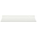 vidaXL Závesná polica 4 ks Biely 30 x 18 x 2,5 cm Oceľ