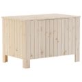 vidaXL Úložný box s vekom RANA 80x49x54 cm borovicový masív