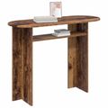 vidaXL Konzolový stôl Staré drevo 100 x 39,5 x 75 cm Kompozitné drevo