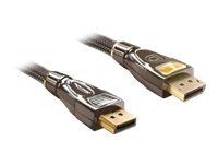 Kábel DisplayPort - DisplayPort (M) na DisplayPort (M) - 3 m - antracit