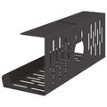 vidaXL Úložný box na káble pod stôl 2 ks Čierna 35 x 12 x 13 cm Oceľ