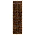 vidaXL Botník dymový dub 54x34x183 cm spracované drevo