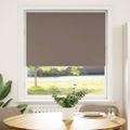 vidaXL Roleta zatemnenie Coffee 100x175cm Šírka látky 95,7cm Polyester