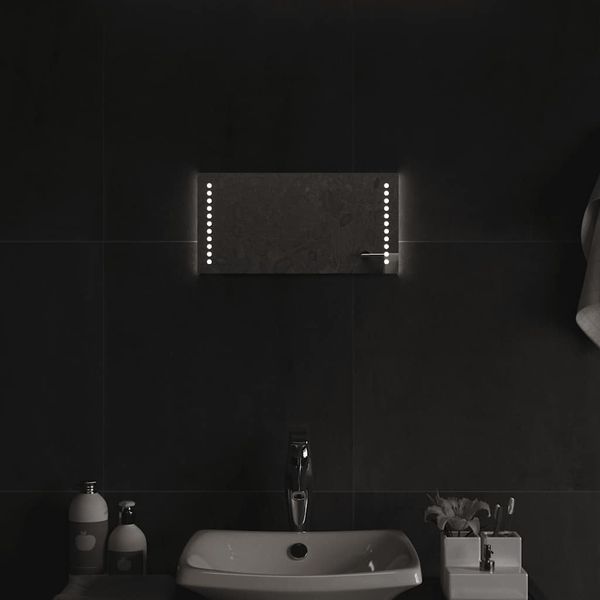 vidaXL LED kúpeľňové zrkadlo 40x20 cm