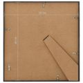 vidaXL Fotorámiky na stôl, koláž 5 ks, čierne 20x20 cm, MDF