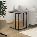 vidaXL Príručný stolík sivý dub sonoma 50x35x52 cm spracované drevo