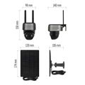 Kamera EMOS IP-1200G WASP /H4167/ GoSmart vonkajšia batériová kamera s WiFi a solárnym panelom