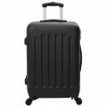 vidaXL Kufor so zámkom 3 ks Čierna 50 x 31 x 78 cm ABS plast