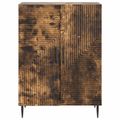 vidaXL Servírovacia skriňa Dymový dub 66 x 34,5 x 89,5 cm