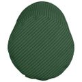 vidaXL Podložkové vankúše 2 pcs Tmavozelená Ø 15 x 40 cm