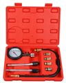 Sada na testovanie komprezie benzínových motorov MECHANIC ENGINE TESTER 8, 0-20 bar, 8 ks SIXTOL