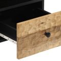 vidaXL TV skrinka 100x33x46 cm, mangový masív