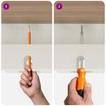 vidaXL Úložný box na káble pod stôl 2 ks Biela 43 x 10 x 10 cm Oceľ