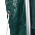 vidaXL Prístrešok pre dobytok PVC 3,7x3,7 m zelený