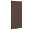 vidaXL Žalúzia Tmavohnedá s Vzorom 213 x 70 cm 25 mm PVC