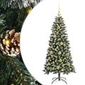 vidaXL Umelý vianočný stromček Zelená 120 cm PVC, plast a oceľ