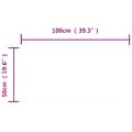 vidaXL LED kúpeľňové zrkadlo 100x50 cm