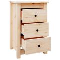 vidaXL Nočný stolík 40x35x61,5 cm masívne borovicové drevo