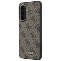 Puzdro Guess HC PU 4G Classic Logo s príveskom pre Samsung Galaxy A57 hnedé