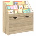 vidaXL Detský regál Sonoma dub 60 x 29,5 x 69 cm Kompozitné drevo