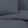 vidaXL Súprava obliečok na paplón Antracitová 200x220 cm bavlna
