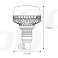 Výstražný maják W03P tyčový Flexi R65 R10 36LED 12/24V IP56