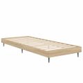 vidaXL Posteľný rám bez matraca dub sonoma 75x190 cm kompozitné drevo