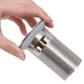 vidaXL Odtok s prepadom, strieborný 6,4x6,4x9,1 cm
