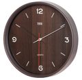 Nástenné hodiny TEESA TSA0048DB 30cm, imitácia tmavé drevo