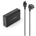 HAMA GaN, Rýchlonabíjačka, 4x USB-C PD/QC 240W