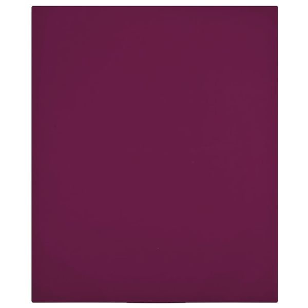 vidaXL Plachta Jersey bordová 140x200 cm bavlna