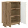 vidaXL Servírovacia skriňa Dub artisan 66 x 34,5 x 90 cm