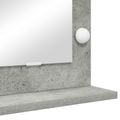 vidaXL Toaletné zrkadlo Betónová šedá 60 x 55 x 18 cm Obdĺžnikový